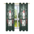 thumbnail image 7 of Yayeee Window Curtains Light Filtering 63"x42" Grommet Panel Pair Home Living Room Decor, Christmas Dog, 7 of 7