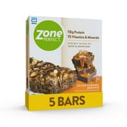 ZonePerfect Protein Bars | Salted Caramel Brownie | 5 Bars
