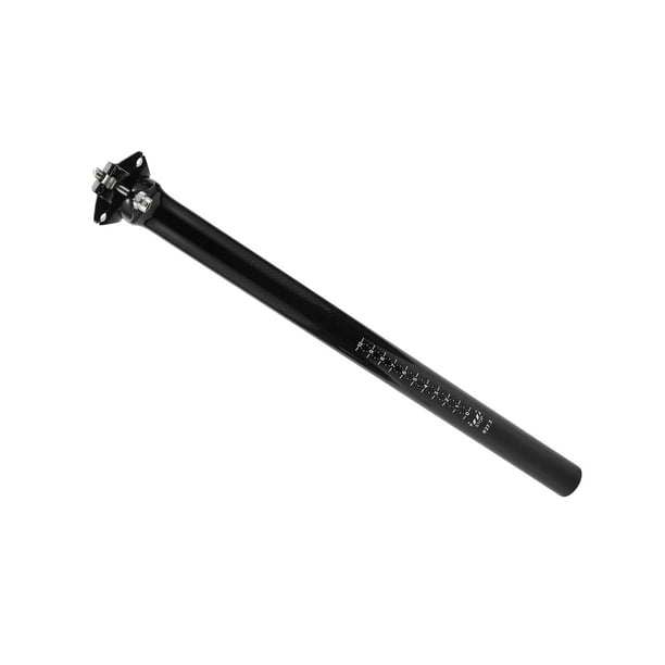 Asiento de suspensión para bicicleta Unique Bargains 27.2x400mm, poste de asiento, color negro brillante, fibra de carbono