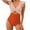 Orange, variant on One Piece Swimsuit for Women Tummy Control Slimming And Shielding for With Straps Bathing Suits