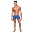 thumbnail image 2 of Men's Male Power SMS-006 Seamless Sleek Trunk with Sheer Pouch (Blue S), 2 of 2