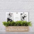 thumbnail image 4 of Prinz 3-Opening Memories Faux Planter Clip Collage Picture Frame, for 4 x 6 Photos, Brown, 4 of 5