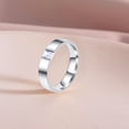 thumbnail image 3 of Hyasfey Unisex Ring Bright Luster Adjustable Open Design Glossy All Match Decoration Gifts Cubic Zirconia Women Men Wedding Engagement Ring for Banquet, 3 of 8