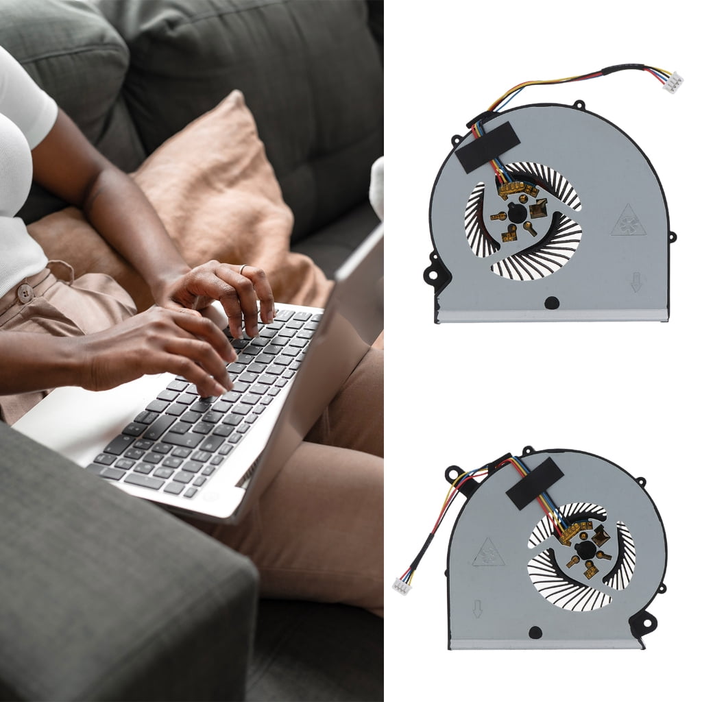 WINDLAND Laptop CPU GPU Fan for Gigabyte Aero15 RP64W RP65W Cooler Fan BS5005HS-U2M BS5005HS-U2N Computer Cooling Radaitor