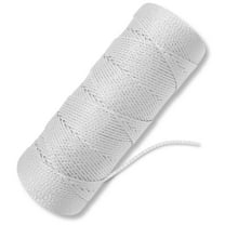 White Braided Nylon String Line - 500 ft Length - Size #18