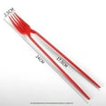 thumbnail image 2 of Fork Chopsticks In One Functional Fork Chopstick Utensil Combo,Disposable Plastic Chopsticks Fork,Multifunctional Tableware, Suitable for Travel, Picnic, Outdoor, Restaurant Tool, 2 of 5