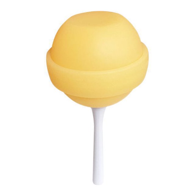 Máquina para hacer paletas de helado de silicona, antiadherente, fácil liberación para niños (naranja)