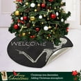thumbnail image 6 of Coolnut Skull Christmas Tree Mat Round Christmas Tree Stand Mat Decoration for Holiday Party Home Christmas Day Ornaments Floor Door, 28.3", 6 of 6