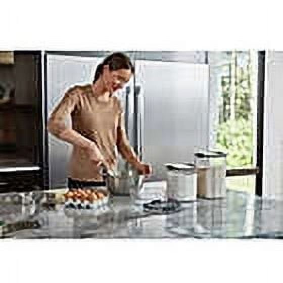 Rubbermaid Brilliance Tritan Airtight Pantry Food Storage 8-Pc Set, 2.8 Qt, Dishwasher Safe