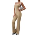 thumbnail image 4 of Valcatch Flare Jumpsuits for Women Off Shoulder One Piece Bodycon Long Pants, 4 of 5