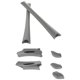 thumbnail image 2 of Kit de Accesorios para Anteojos de Sol Oakley Flak Jacket Polarizados Slate, 2 of 4
