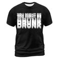 thumbnail image 4 of Bibifish Mens T-Shirts Crew Neck Short Sleeve Slogan Print Tshirts Casual Street Comfort Daily Tee Tops, 4 of 4