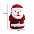 thumbnail image 6 of JUSEO Santa Claus Ring and Earrings Jewelry Box Classic Holiday Ring Necklace Organizer Christmas Gift Box(Multicolor), 6 of 6