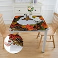 thumbnail image 2 of Acheng Autumn Leaves Square Tablecloth 100% Polyester Fiber 52*52, 2 of 8