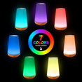 thumbnail image 4 of 1 lámpara de noche, lámpara LED táctil para mesita de noche, recargable por USB, lámpara portátil para dormitorio, sala de estar, camping, 4 of 5
