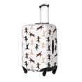 thumbnail image 2 of Cauagu Yoga Labrador Retriever Print Travel Luggage Cover,Travel Dust-proof Suitcase Cover Softside Suitcase Protector for 18-32inch,Not Included Suitcase, 2 of 8