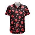thumbnail image 3 of Camisa de playa con estampado 3D de perro y animal divertido, lindas camisetas con gráficos de mascotas para hombres, ropa, camisas hawaianas casuales, blusas de manga corta para niños, 3 of 5