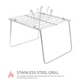 thumbnail image 3 of HORIALENCE Universal Stainless Steel Barbecue Stand with Foldable Design for Easy Storage, 3 of 7