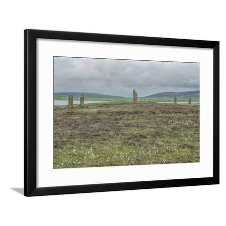 UK, Scotland, Orkney Island, Ring of Brodgar, a ceremonial site dating back to the Neolithic ages e Framed Print Wall Art By Rob (Best Sites For Black Friday Deals Uk)