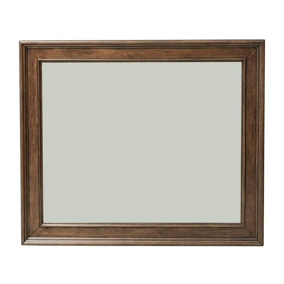 Liberty Furniture Industies, INC Rustic Traditions Landscape Mirror in Rustic Cherry