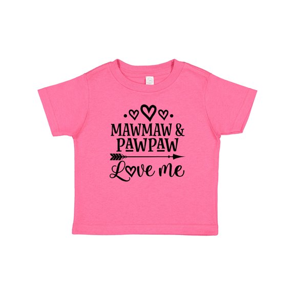 Inktastic Mawmaw and Pawpaw Love Me Girls Baby T-Shirt