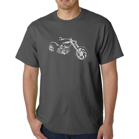 Los Angeles Pop Art Men's T-shirt - Motorcycle