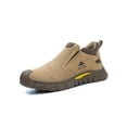 thumbnail image 1 of Bellella Men Safety Shoes Puncture Proof Protection Boot Anti-smash Work Boots Durable Industrial Beige 1# 5.5, 1 of 1