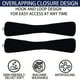 thumbnail image 5 of Babero para adultos para comer | Protector de ropa de algodón lavable | Cierre ajustable de gancho y lazo | Grandes 62"x13.8" | Reutilizable para personas mayores, personas mayores y con, 5 of 6
