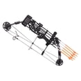 thumbnail image 4 of High-Performance Compound Bow Set for Adults - Adjustable 30-60 lbs Draw Weight, 12 Arrows & Accessories Included, 4 of 9