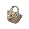 thumbnail image 2 of JASKFLY Mignon Sac Tissé Décontracté Sac à Main pour Femme avec Fil Coloré et Style de Rangement Simple pour le Trajet, 2 of 8