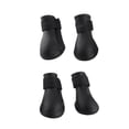thumbnail image 6 of Xirurus 4pcs Silicone Pet Dog Cute Waterproof Boots Antislip Protective Rain Shoes for Small Dogs Easy to Wear with Hook and Loop Medium Black Size M (1.57 inches / 4 cm), 6 of 9