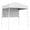 White, variant on Costway Pop-Up Canopy Tent with 1 Half Sidewall, Easy Setup Folding Outdoor Sun Shelter Gray