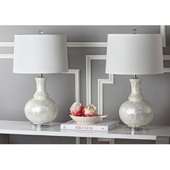 Safavieh Lighting Collection Shelley Gourd White 24.75-inch Table 