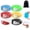 White,Black,Blue,Green,Red,Yellow, variant on Clearance Under $0.99 Automatic Retractable Cable Reel, Horizontal Cable Organizer for USB, Headphone, and Data Cables, Space-Saving Cord Winder for Desk and Travel