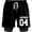 Black, variant on ENHYPEN JUNGWON 04 Merch Sweatshorts Women Men Short Basketball Pants Casual Outdoor Sportwear