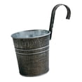 thumbnail image 2 of Almencla Hanging Flower Pot Bucket Bonsai Pot Garden Railing Planter Small Plants Holders with hole, 2 of 8