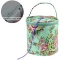 thumbnail image 4 of Mini Yarn Bag Yarns Drum Small Knitting Bag Yarn Storage Bag for Store Crochet Hooks Unfinished Project and Skein of Yarn, 4 of 8