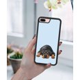 thumbnail image 5 of WIRESTER Shockproof Soft Rubber Cover Case for Apple iPhone 7/8 Plus 5.5", Rottweiler Dog Lying Down Looking Up On Light Blue Background, 5 of 5