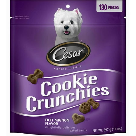 Cesar Cookie Crunchies Baked Dog Treats, Filet Mignon Flavor, 14 oz.