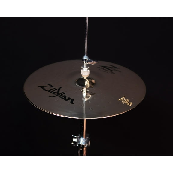 Zildjian Z40101 Z Custom 14-Inch Hi-Hat Cymbals Pair with Star Pattern Hammering for Metal and Punk