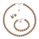 thumbnail image 1 of Set Collar Aretes de Poste Pulsera Zvezda Plata 0.925 Mujer dorado Unitalla, 1 of 4