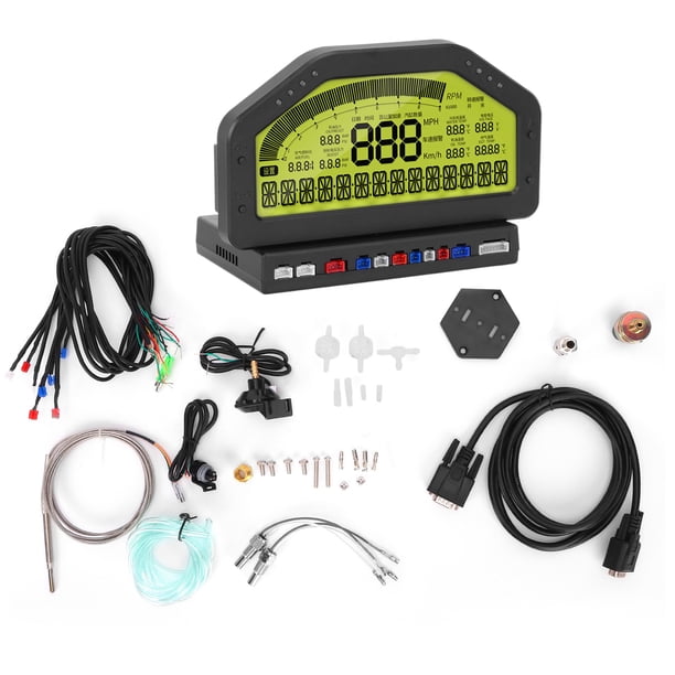 Medidor LCD Para Tablero De Instrumentos, Pantalla LCD Para Tablero De Carreras, Plástico Preciso Para Automóvil