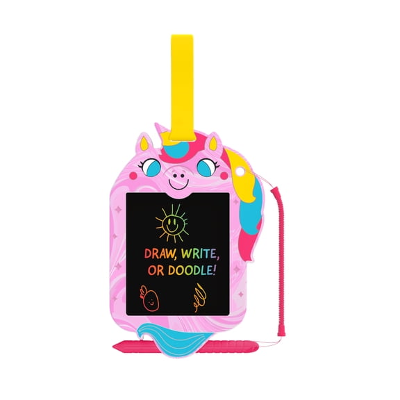 Boogie Board Scribble Pals Pink Unicorn Portable Doodle Tablet for Children Ages 3  by Buffalo Games