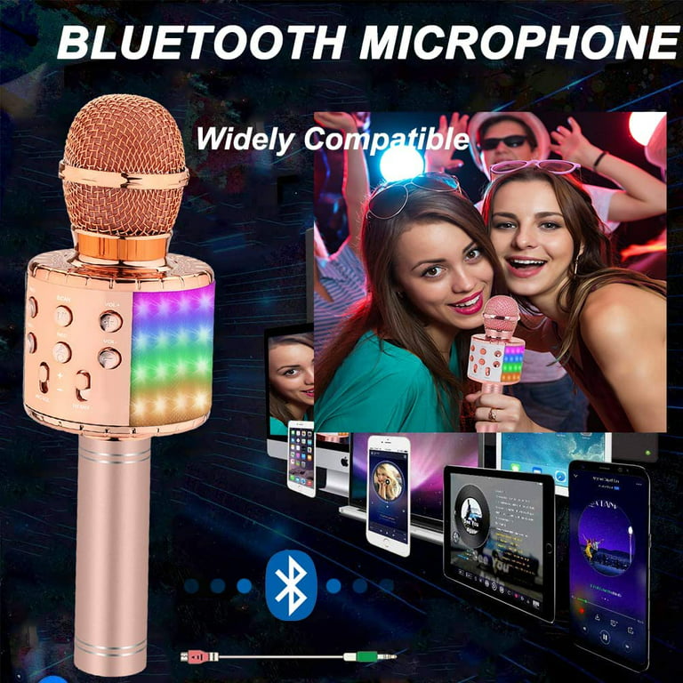 Karaoke Microphone for Kids Gifts Age 4-12,Hot Toys for 5 6 7 8 Year Old  Kids Singing Microphone,Popular Birthday Presents for 9 10 11 12 Year Old  Teenager 