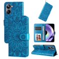 thumbnail image 5 of Funda tipo cartera GANGXUN para Realme 10 4G , diseño girasol, cuero PU, soporte, cierre magnético, tarjetero, 5 of 5