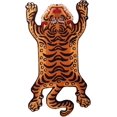 thumbnail image 1 of Tiger Rugs 4X6 Skin Shape Area Rugs for Modern Home Decor, Living Room, Stain-Resistant Carpet Handmade Tufted 100% Woolen Tibetan Rugs, Animal Printed Carpet for Child Room Bedroom by Modern Carpet, 1 of 8