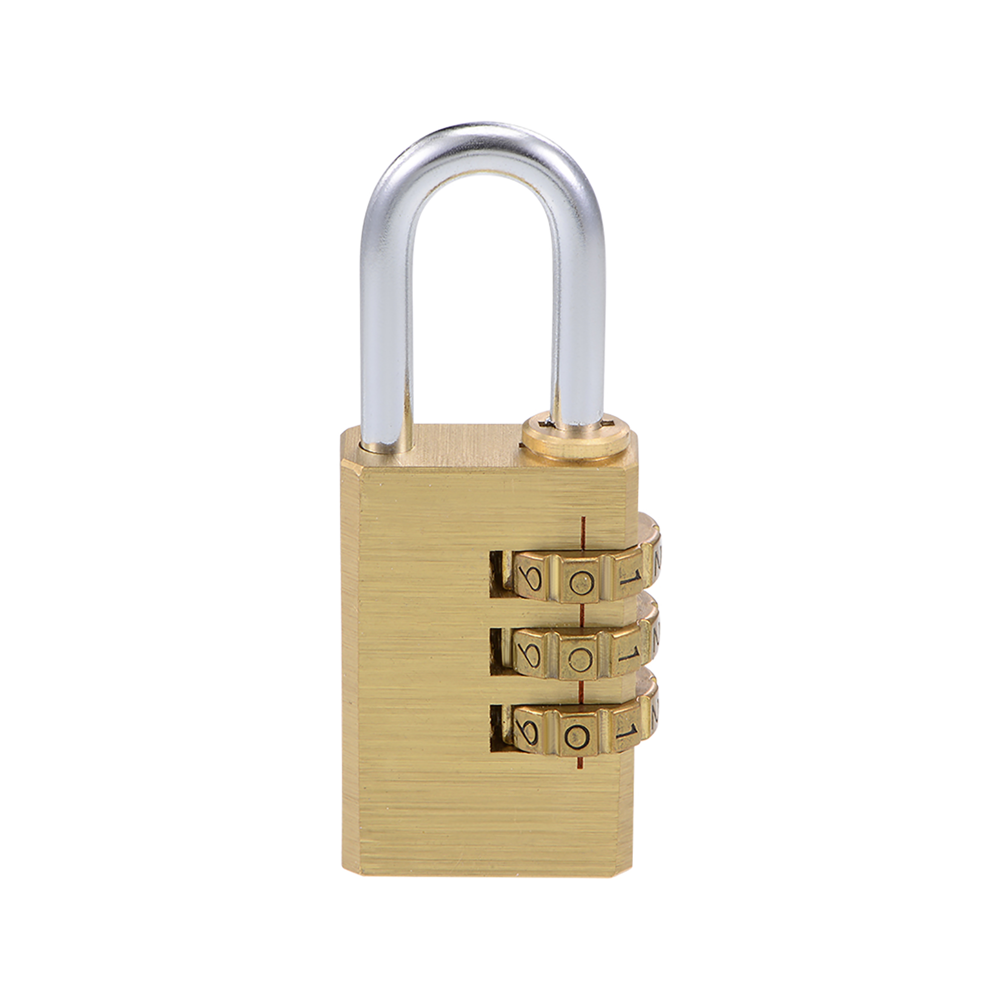 3Digit Combination Padlock Brass Lock 5mm Shackle Diameter