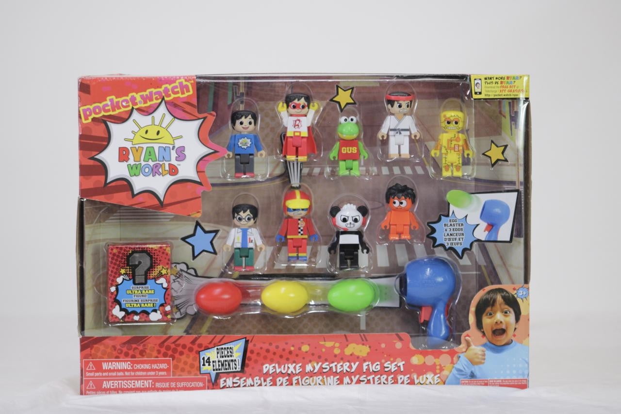 ryan's world deluxe figure set