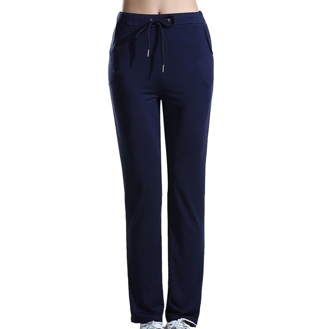 Pantalones de yoga superelásticos de seda de leche para mujer: pantalones deportivos de moda informal
