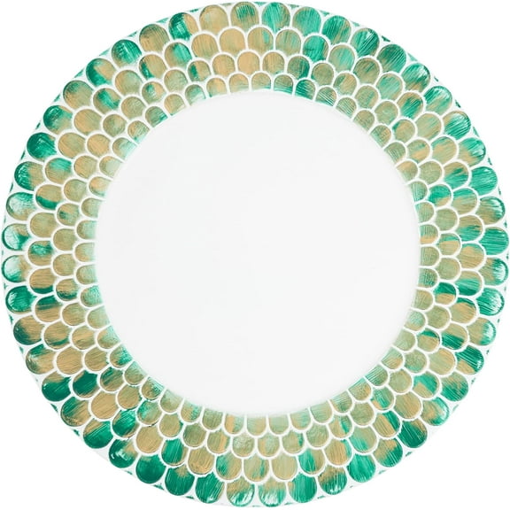 Fish Scale-Inspired Charger Plate (Set of 4)